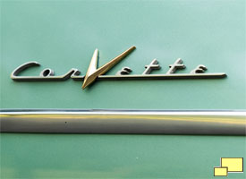 1954 Chevrolet SO 2152 Corvette Side Emblem