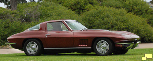 1967 Corvette Coupe in Marlboro Maroon