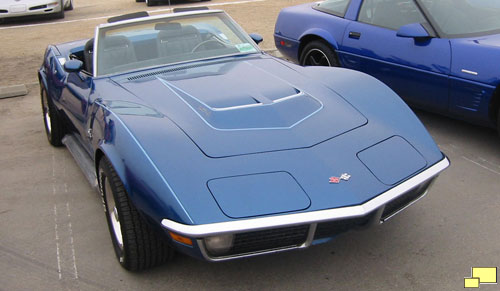 1971 Corvette in Bridgehampton Blue