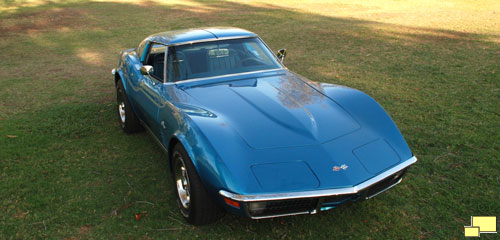 1971 Corvette in Mulsanne Blue