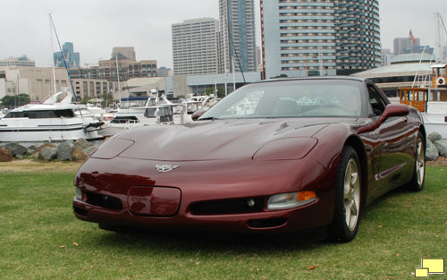 2002 Corvette Coupe in Magnetic Red Metallic