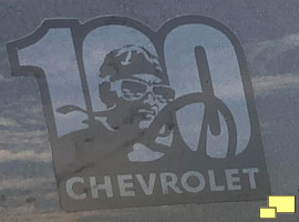 2012 Corvette Special 100th Anniversary Edition Decal