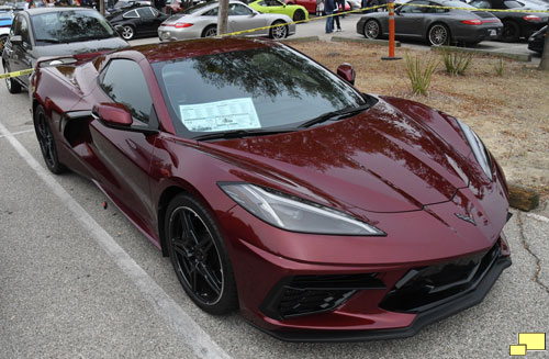 2020 Corvette in Long Beach Red