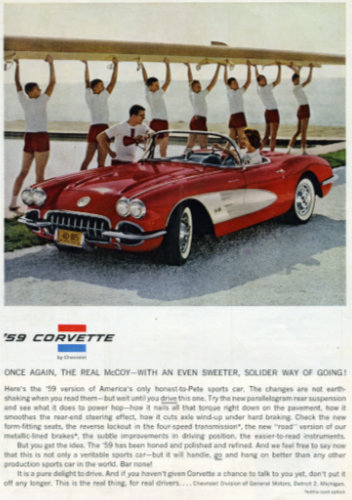 1959 Corvette College Rowing Team