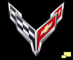 C8 Corvette nose emblem