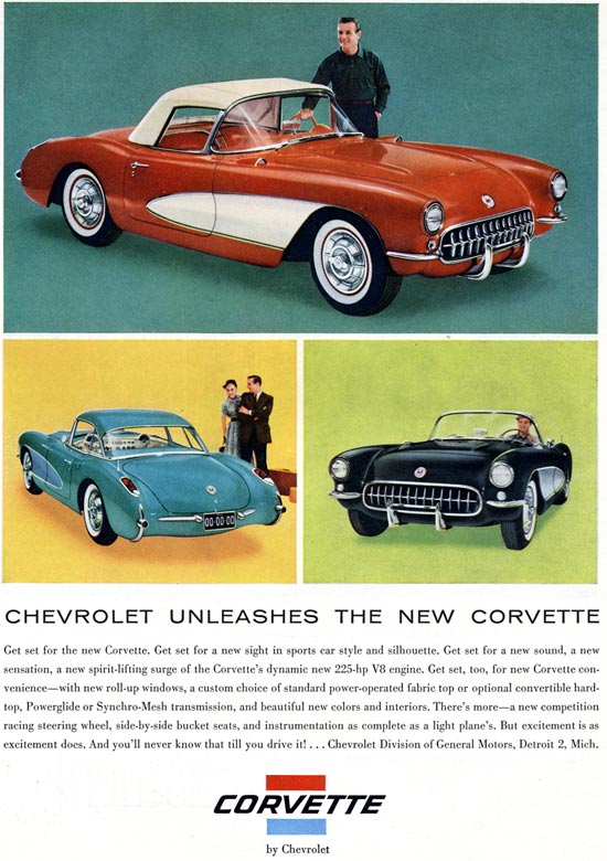 1956 Corvette ad