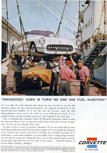 1957 Corvette Fuel Injection Ad