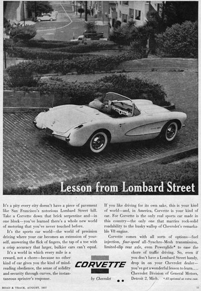1957 Corvette Ad