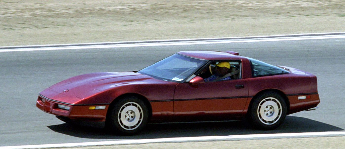 1987 Corvette Coupe in Dark Red Metallic