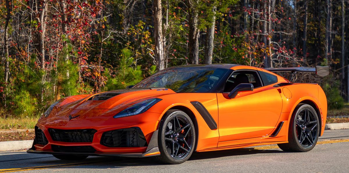 2019 Corvette ZR1 in Sebring Orange at 2025 Mecum Kissimmee Auction