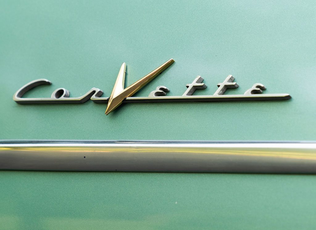 1954 Chevrolet SO 2152 Corvette Side Emblem