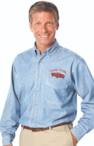 Long-sleeve denim VCSC club shirt